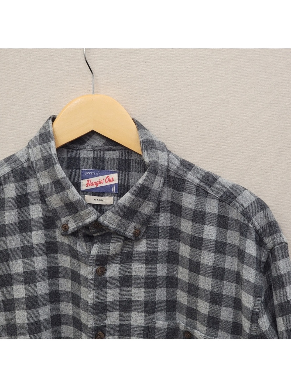 Johnnie-O Flannel Button Down XL